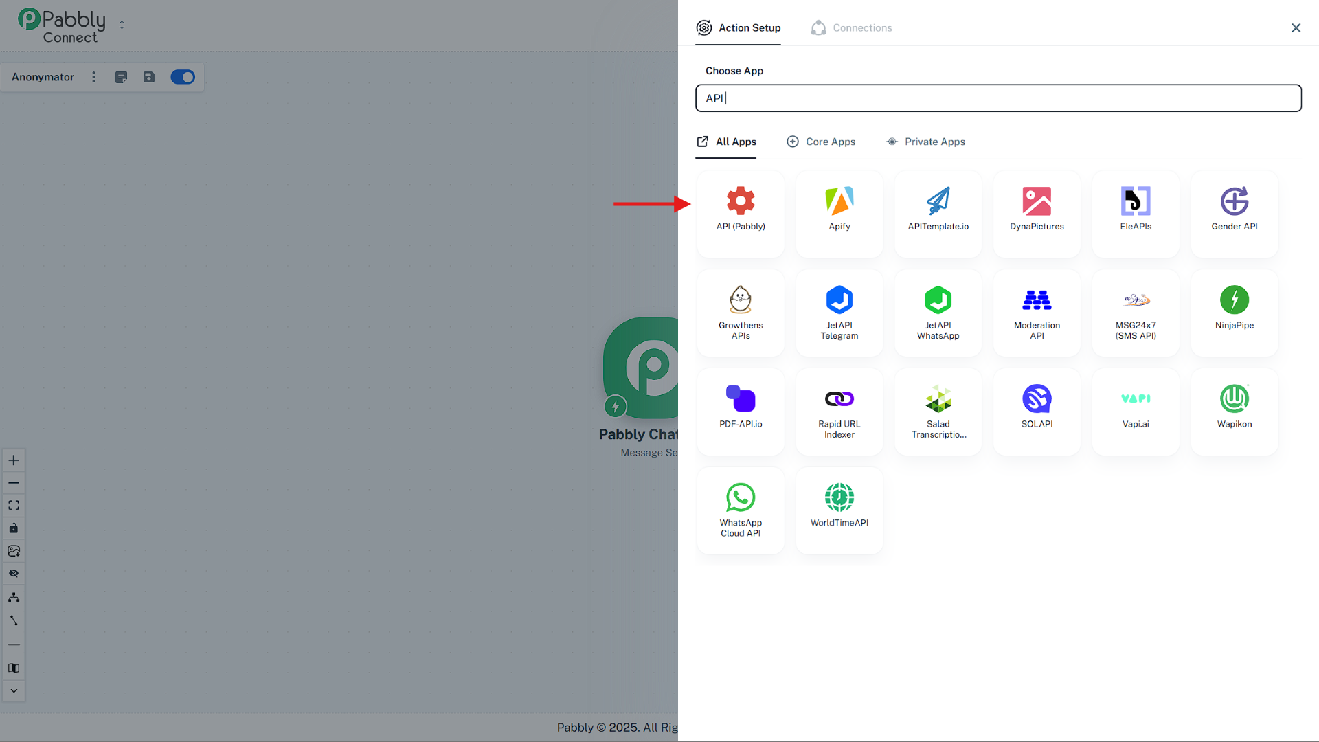 Step 1 – Add API module
