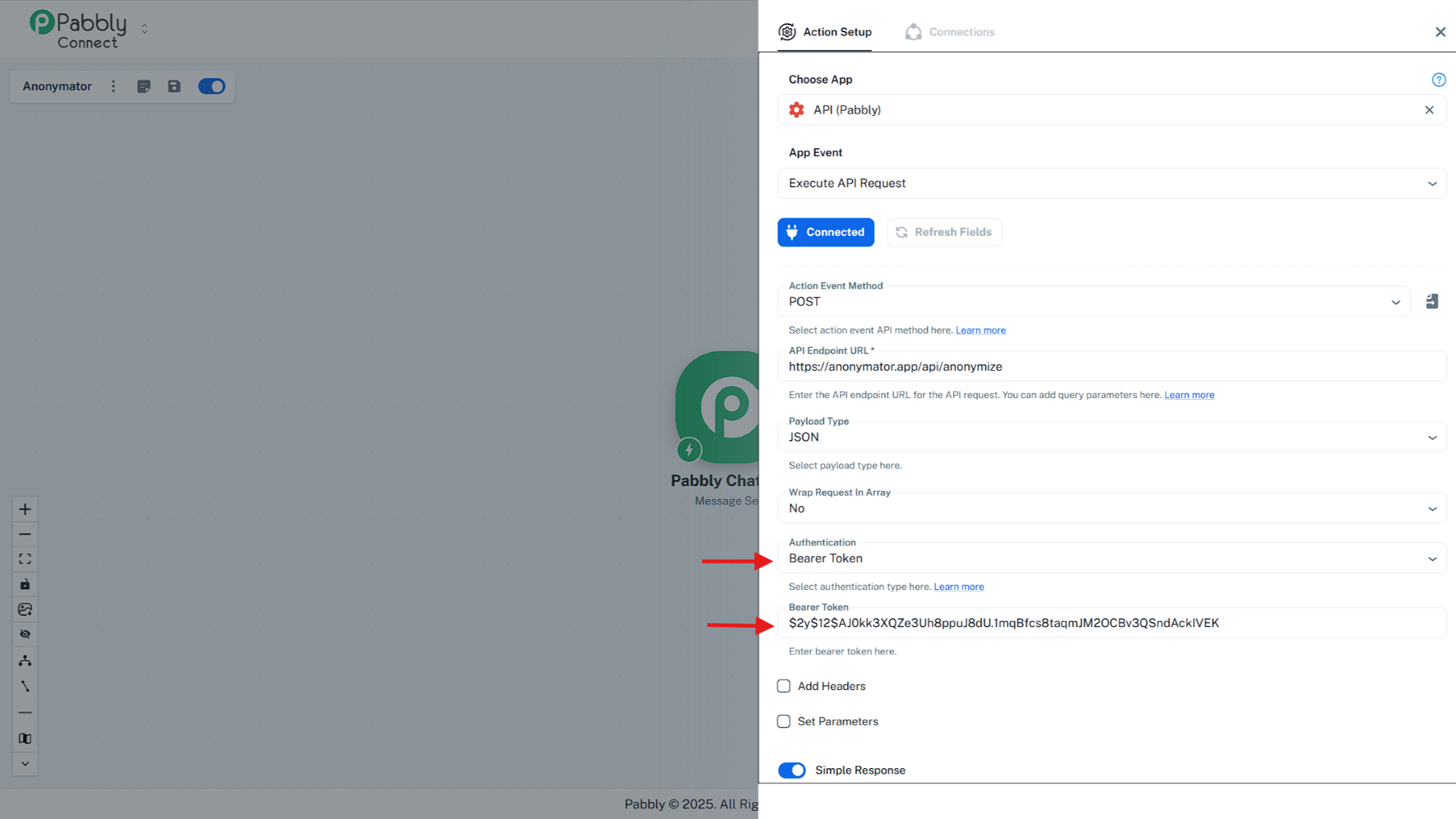 Step 4 – Set Authentication