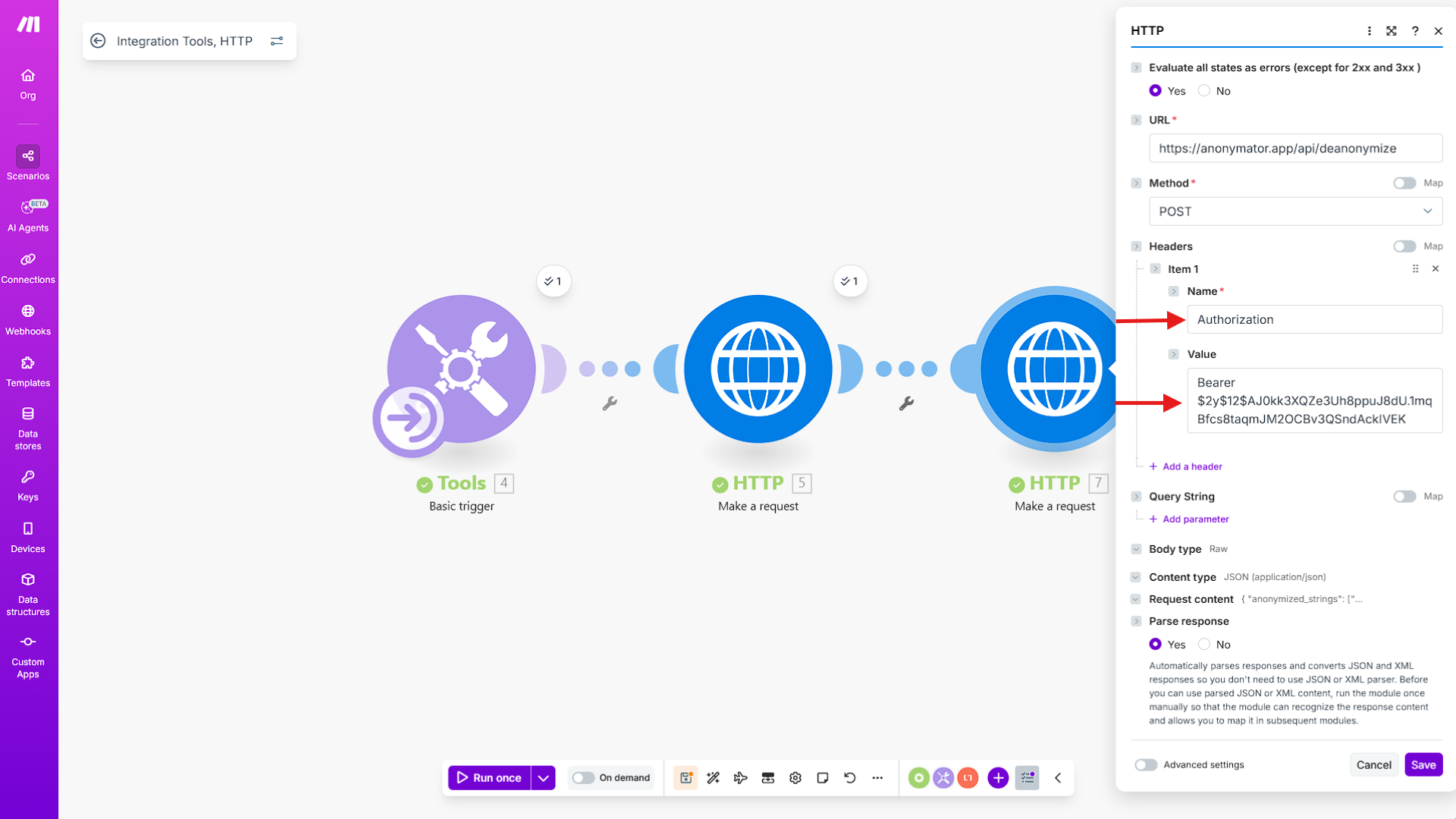 Step 2 – Authorization Header Setup