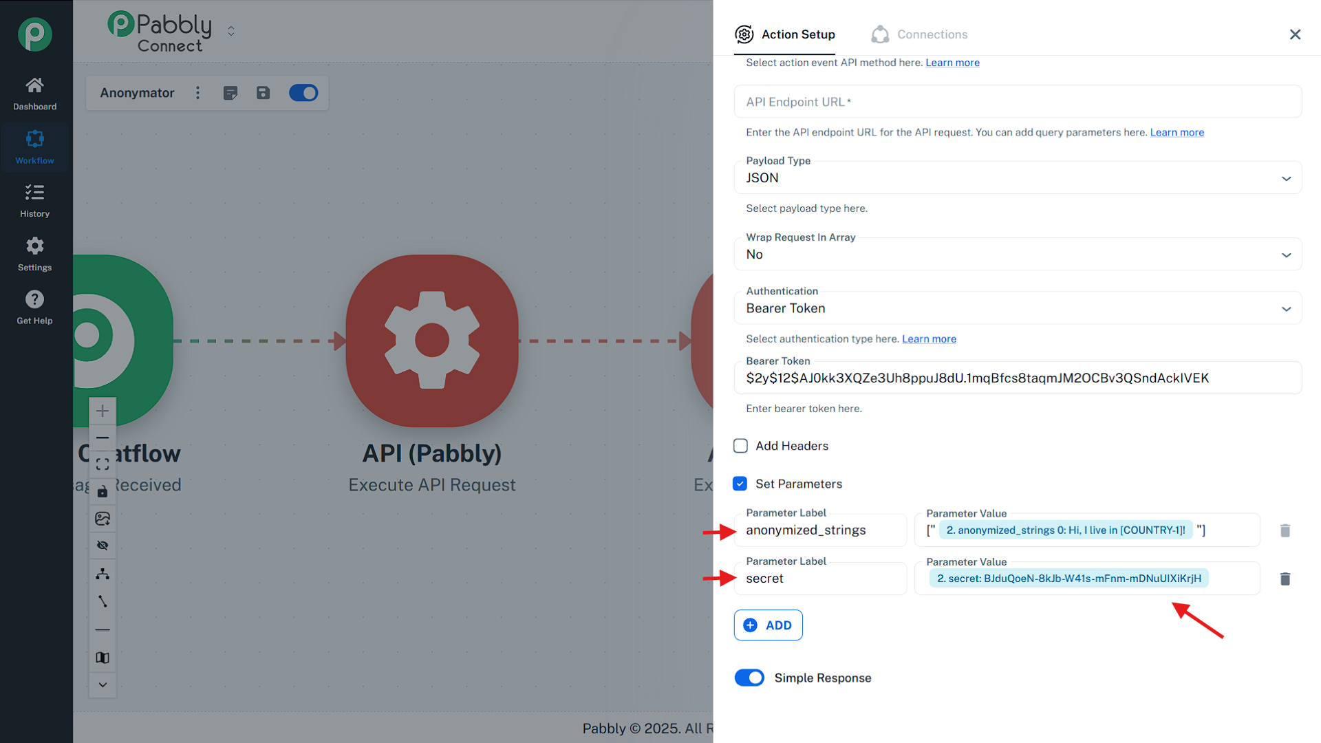 Step 3 – Body Params
